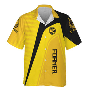 Railspirit Personalized Richmond, Fredericksburg And Potomac Railroad Hawaiian Shirt Vibrant Striking Style Shirt For Rail Enthusiasts