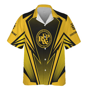 Railspirit Personalized Richmond, Fredericksburg And Potomac Railroad Hawaiian Shirt Lightning Graphic Style Shirt Gift Idea For Train Lover