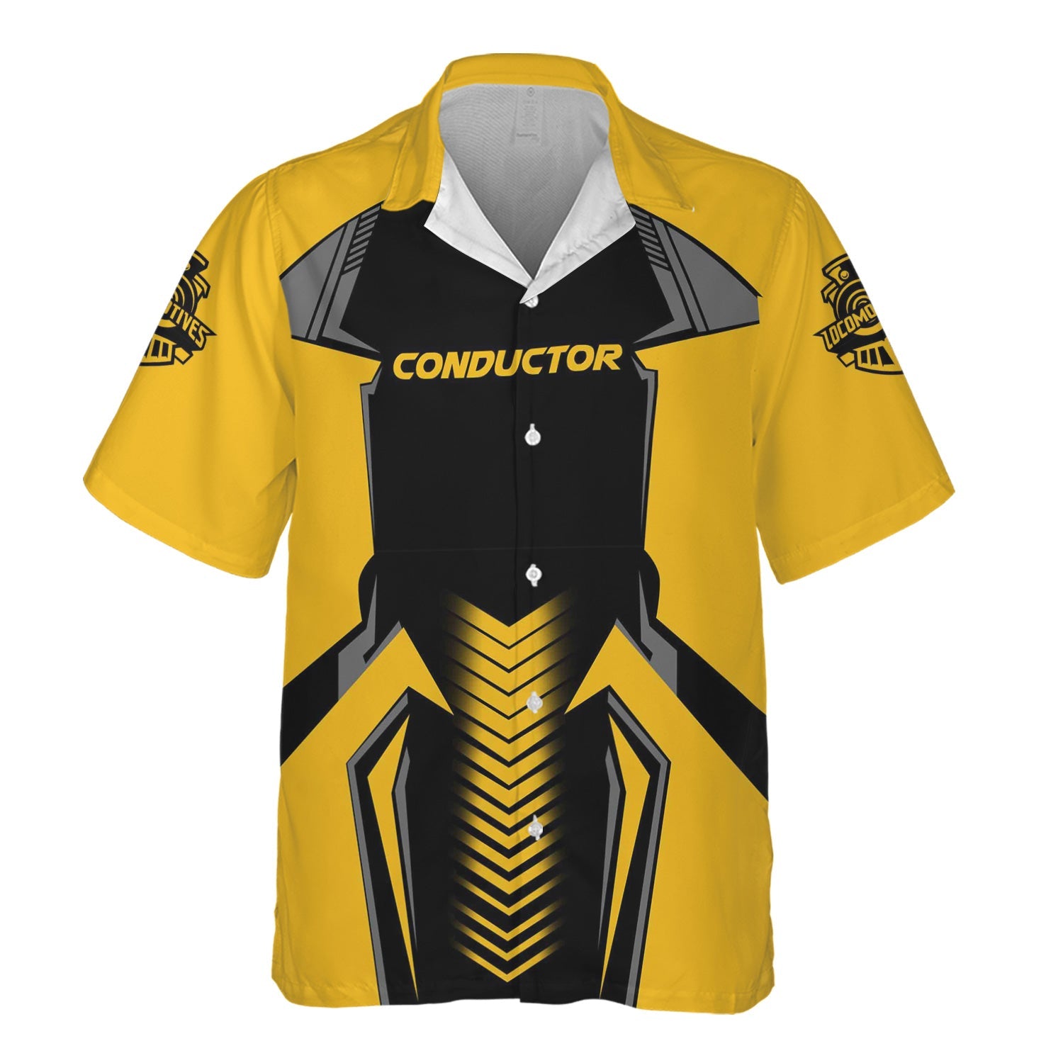 Railspirit Personalized Richmond, Fredericksburg And Potomac Railroad Hawaiian Shirt Standout Style with Custom Position Train Shirt