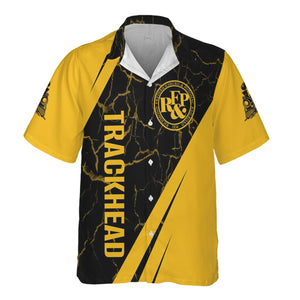 Railspirit Personalized Richmond, Fredericksburg And Potomac Railroad Hawaiian Shirt Crackle Texture Style Shirt For Trackhead