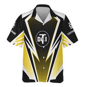 Railspirit Personalized Detroit Toledo And Ironton Railroad Hawaiian Shirt Lightning Graphic Style Shirt Gift Idea For Train Lover