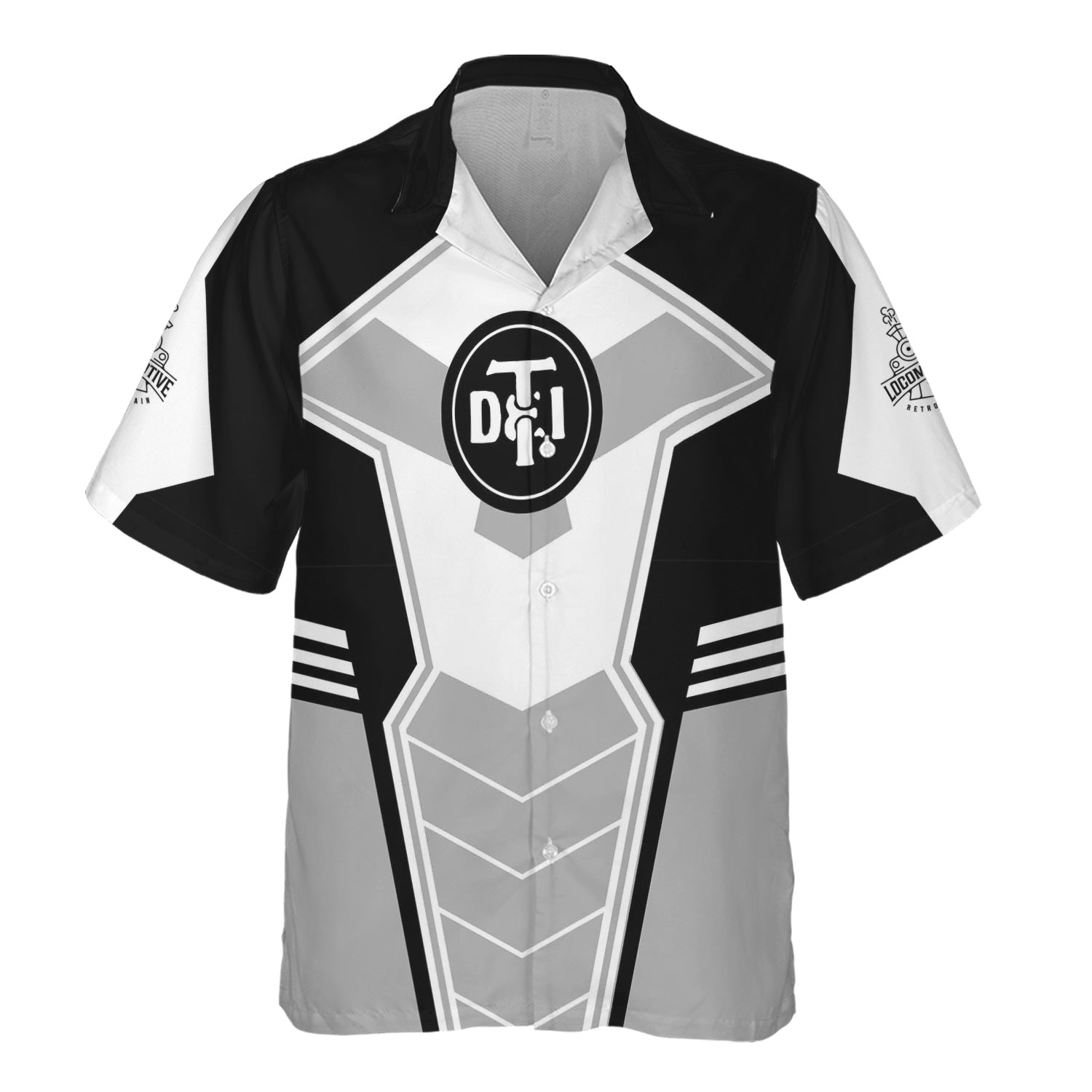 Railspirit Personalized Detroit Toledo And Ironton Railroad Hawaiian Shirt Engine-Inspired Style Train Shirt for Railroad Fanatic