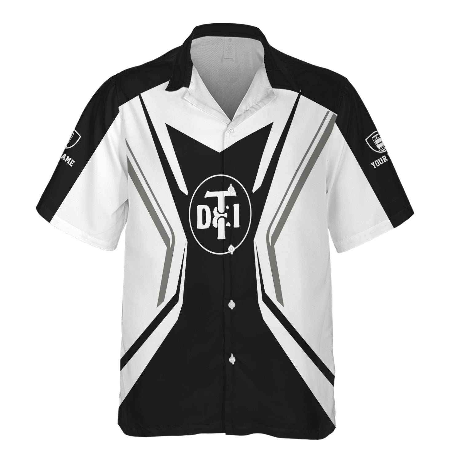 Railspirit Personalized Detroit Toledo And Ironton Railroad Hawaiian Shirt Unique Style with Custom Job Train Shirt