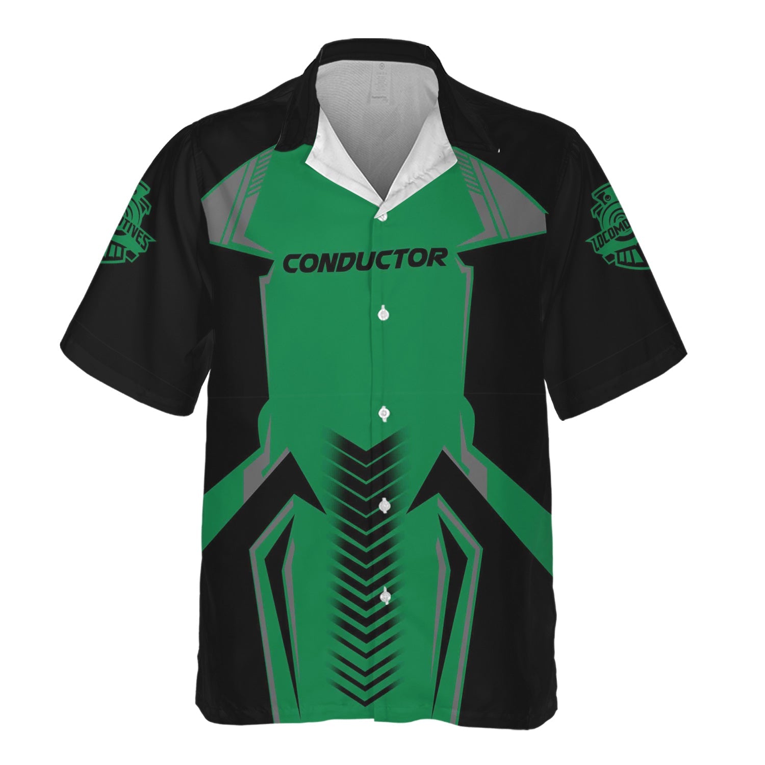 Railspirit Personalized Pittsburgh And Lake Erie Railroad Hawaiian Shirt Standout Style with Custom Position Train Shirt