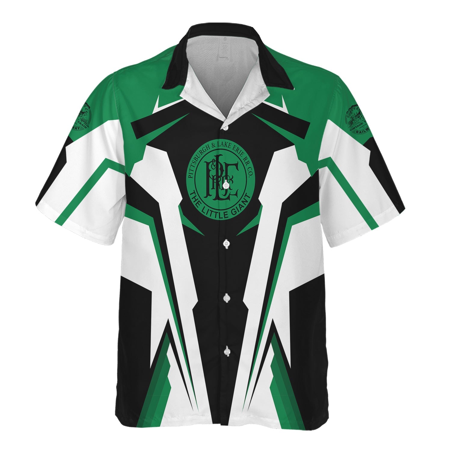 Railspirit Personalized Pittsburgh And Lake Erie Railroad Hawaiian Shirt Strong Line Style Train Unisex Shirt All Over Print