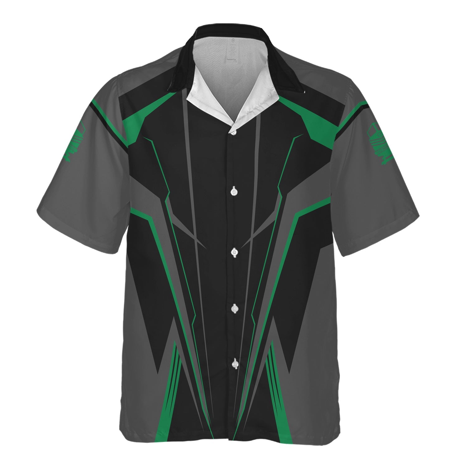 Railspirit Personalized Pittsburgh And Lake Erie Railroad Hawaiian Shirt Lightning-Edge Design Train Shirt For Railroad Lovers