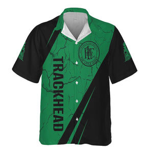 Railspirit Personalized Pittsburgh And Lake Erie Railroad Hawaiian Shirt Crackle Texture Style Shirt For Trackhead