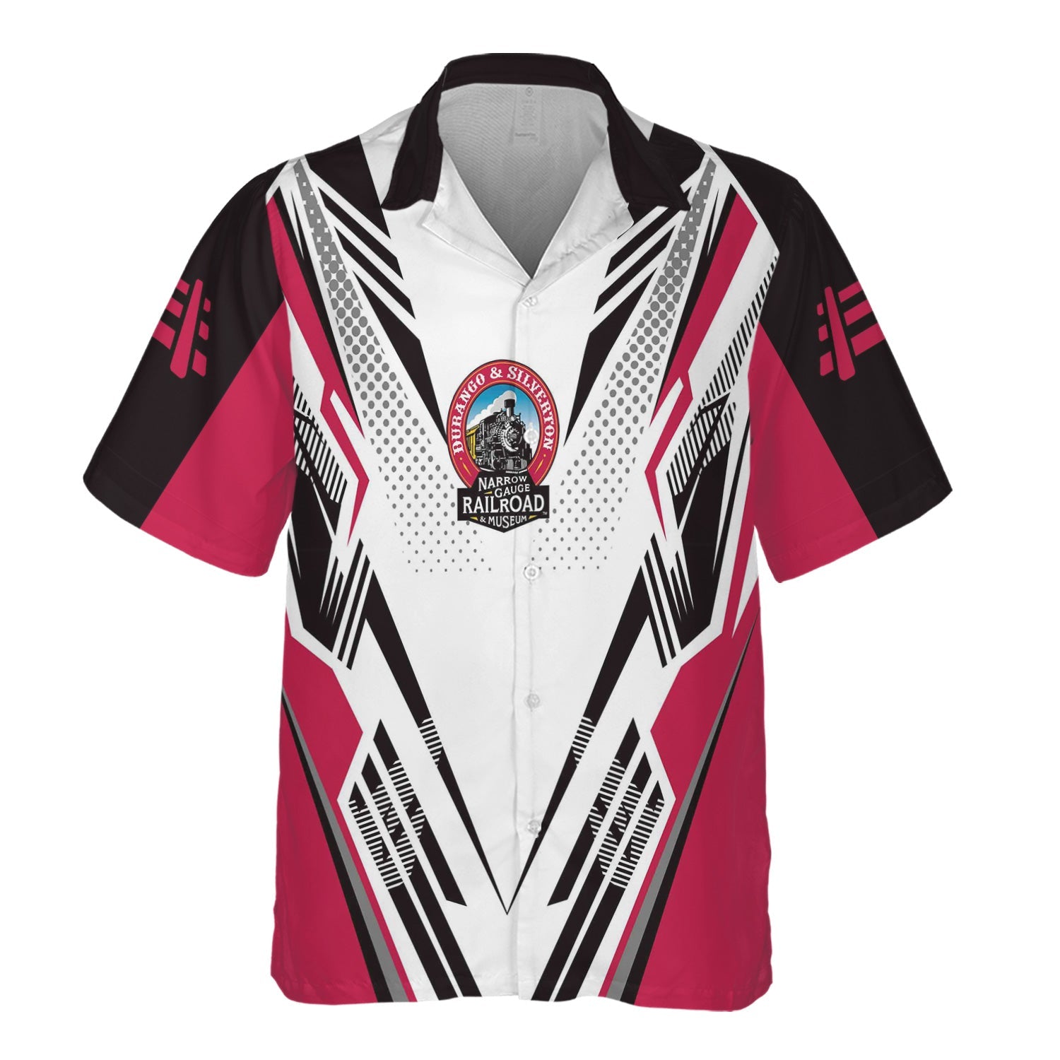 Railspirit Personalized Durango And Silverton Narrow Gauge Railroad Hawaiian Shirt Railroad Tribute Design Train Shirt for Train Lovers