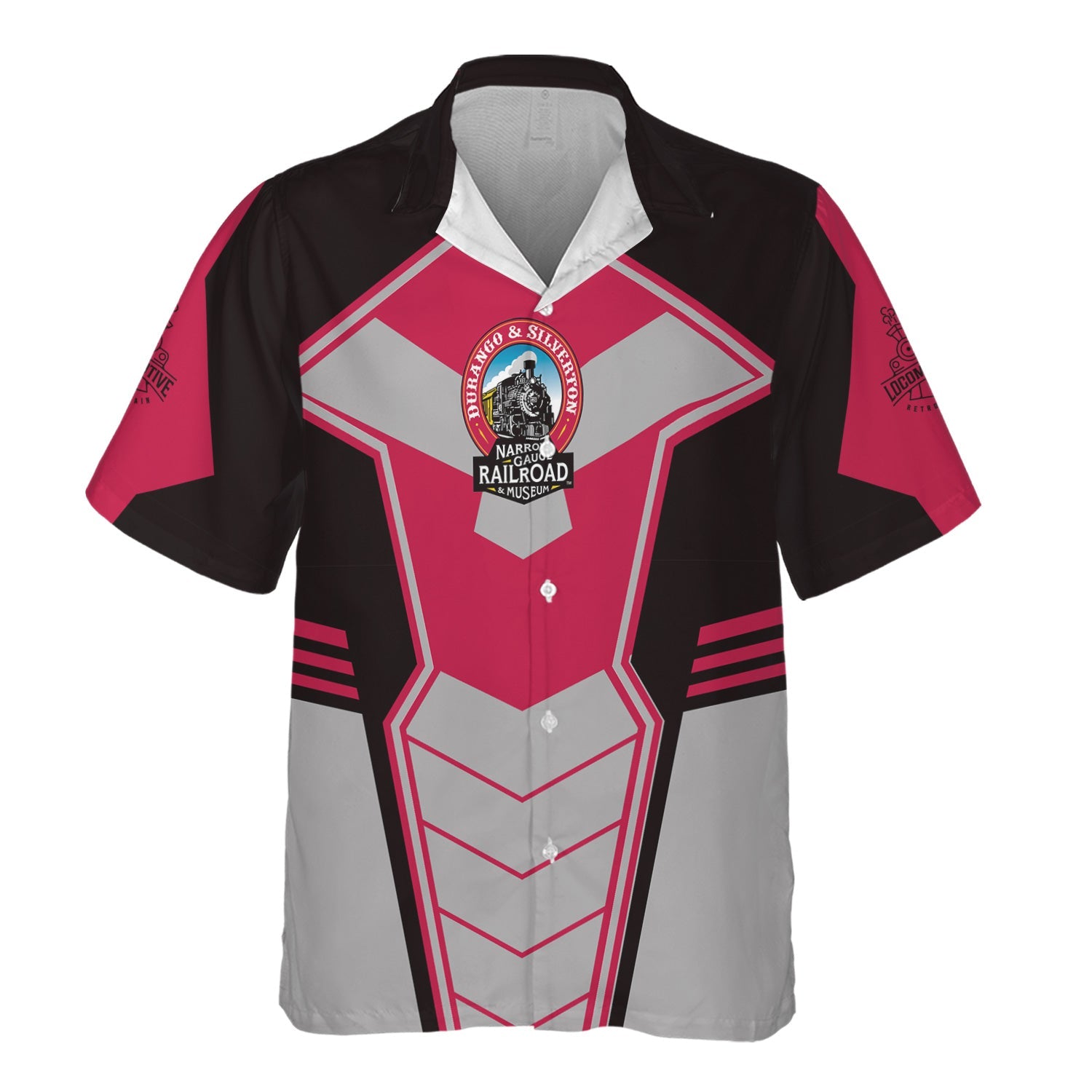 Railspirit Personalized Durango And Silverton Narrow Gauge Railroad Hawaiian Shirt Engine-Inspired Style Train Shirt for Railroad Fanatic