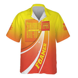 Railspirit Personalized Strasburg Railroad Hawaiian Shirt Railway-Themed Style Shirt Gift Idea For Trainspotter