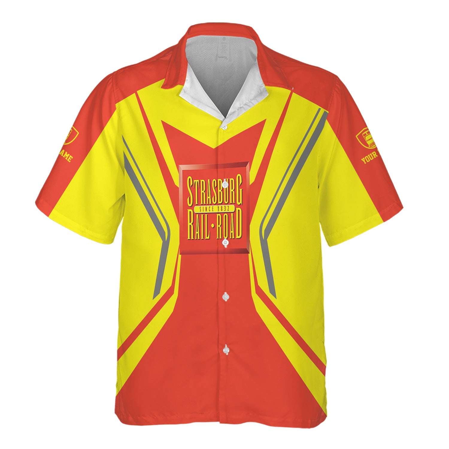 Railspirit Personalized Strasburg Railroad Hawaiian Shirt Unique Style with Custom Job Train Shirt