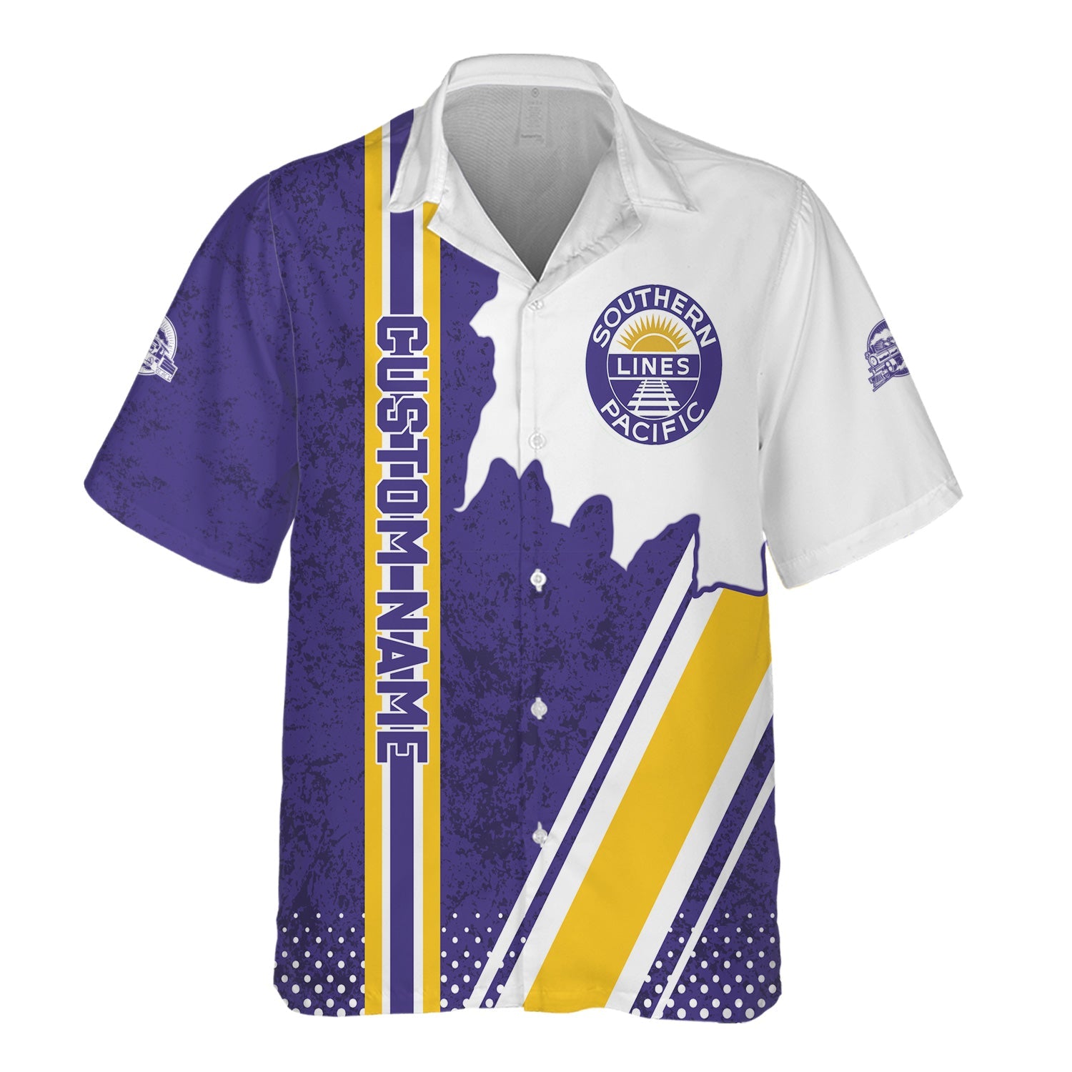 Railspirit Personalized Southern Pacific Railroad Hawaiian Shirt All Over Printed Unisex Shirt