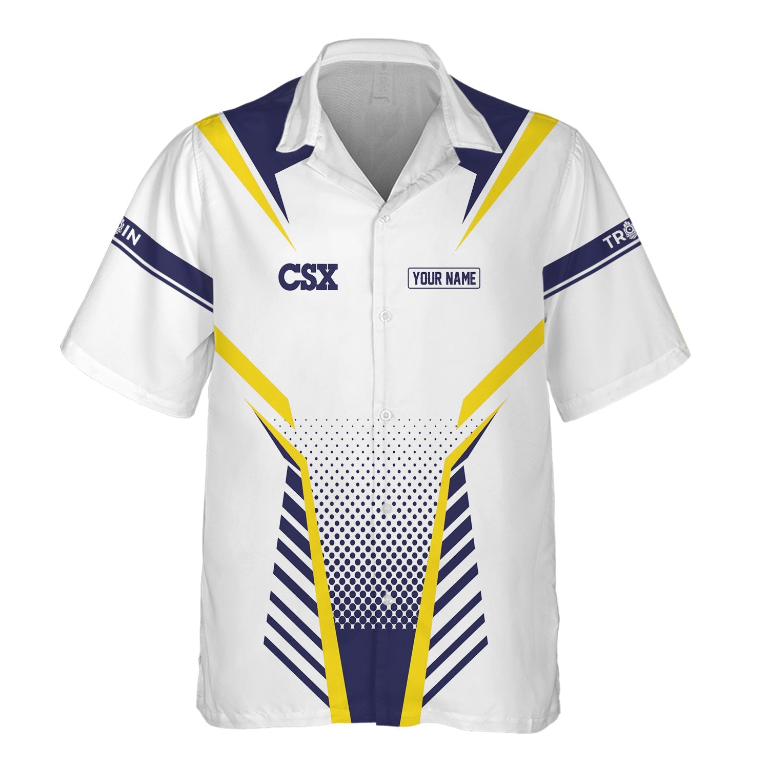 Railspirit Personalized CSX Transportation Railroad Hawaiian Shirt Unisex Train Shirt All Over Print