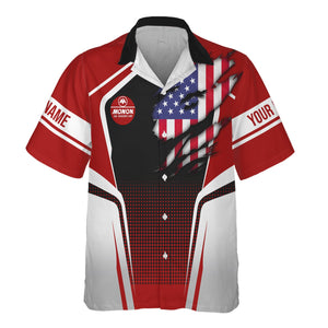 Railspirit Personalized Monon Railroad Hawaiian Shirt American Eagle Vintage Train Shirt