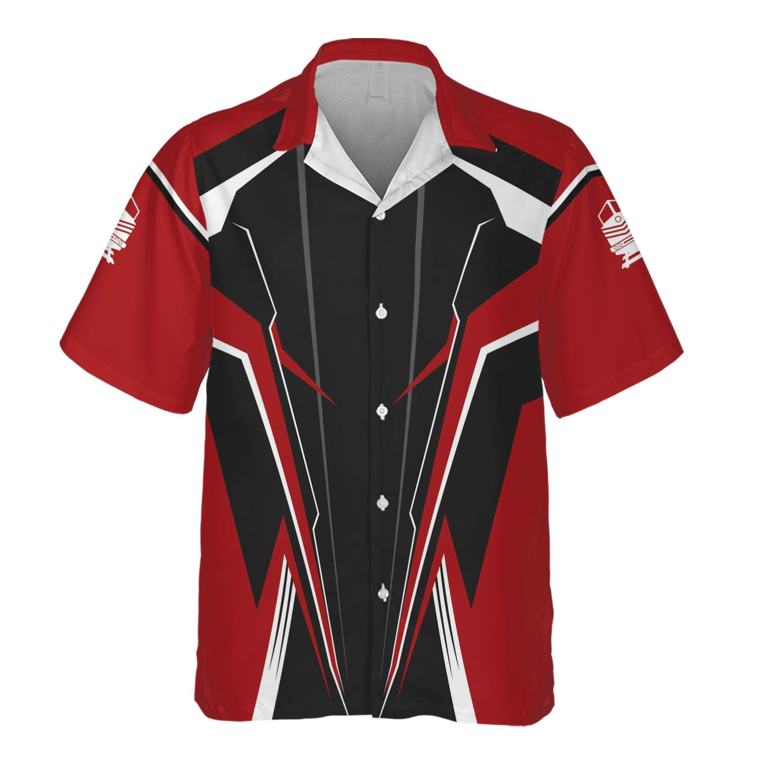 Railspirit Personalized Monon Railroad Hawaiian Shirt Lightning-Edge Design Train Shirt For Railroad Lovers