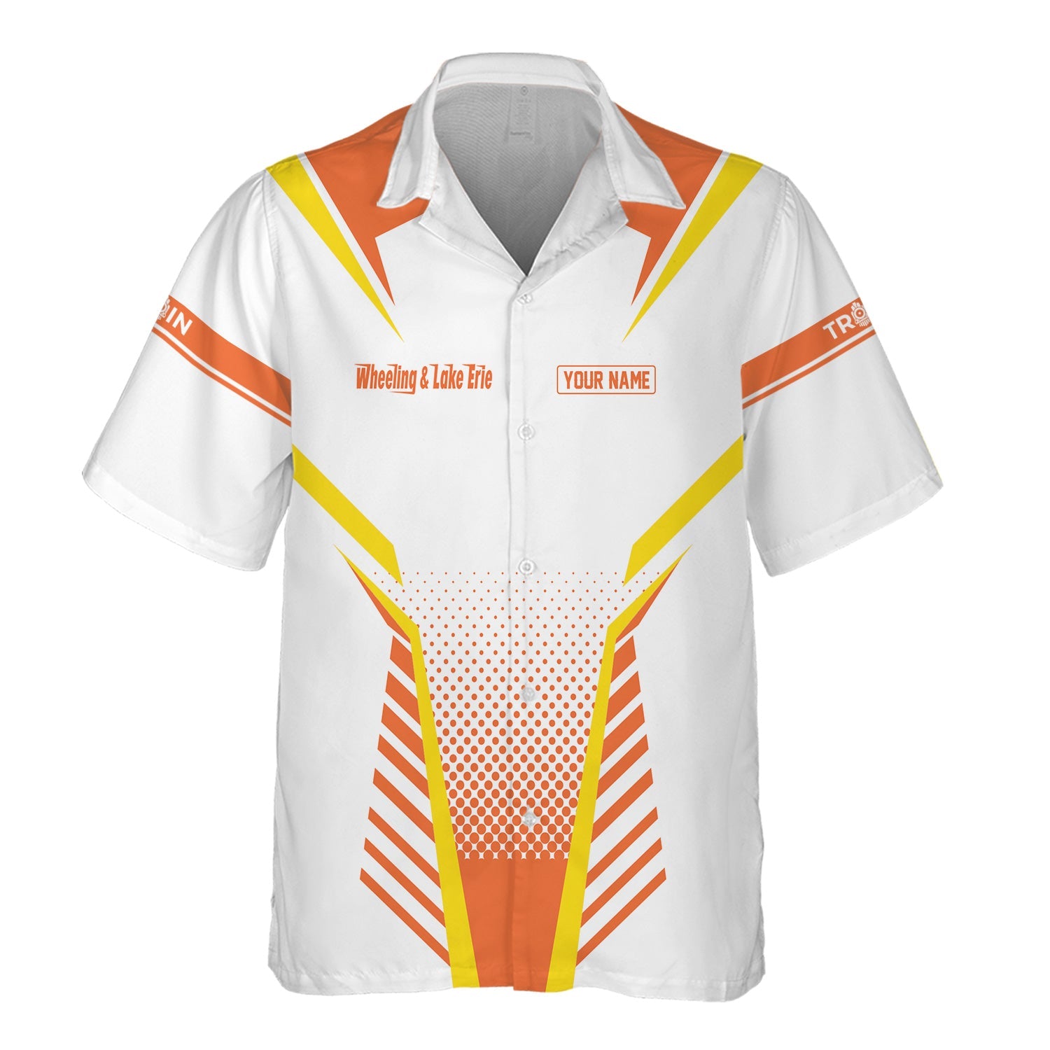 Railspirit Personalized Wheeling And Lake Erie Railroad Hawaiian Shirt Unisex Train Shirt All Over Print