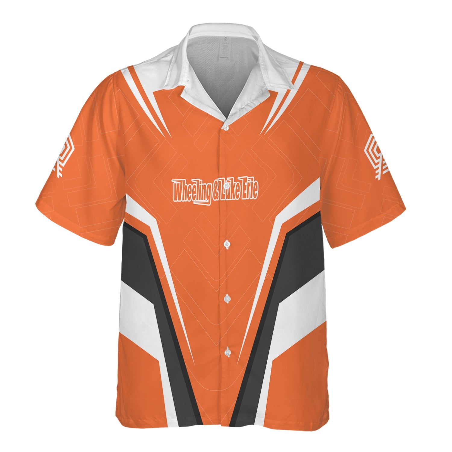 Railspirit Personalized Wheeling And Lake Erie Railroad Hawaiian Shirt Railway Inspired Apparel Train Shirt For Train Lovers