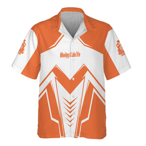 Railspirit Personalized Wheeling And Lake Erie Railroad Hawaiian Shirt Railway Trainspotter Style Shirt Gift Idea For Foamers