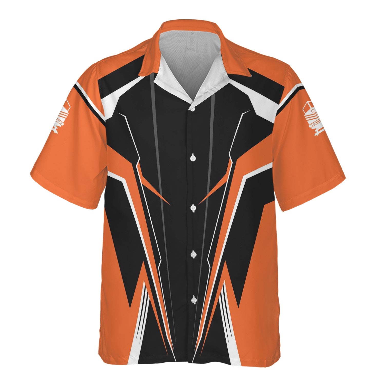 Railspirit Personalized Wheeling And Lake Erie Railroad Hawaiian Shirt Lightning-Edge Design Train Shirt For Railroad Lovers