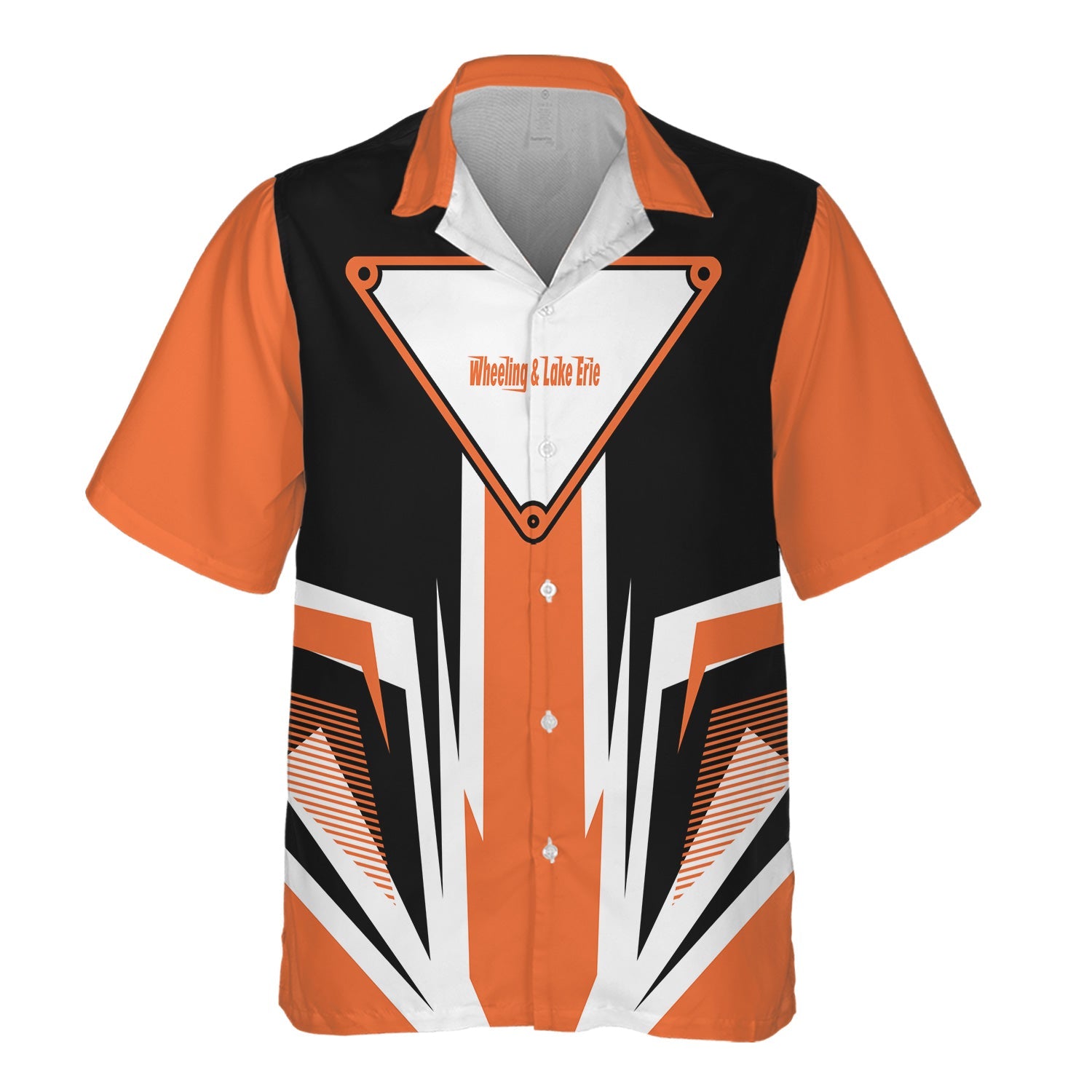 Railspirit Wheeling And Lake Erie Railroad Hawaiian Shirt Bold Graphic Style All Over Printed Shirt