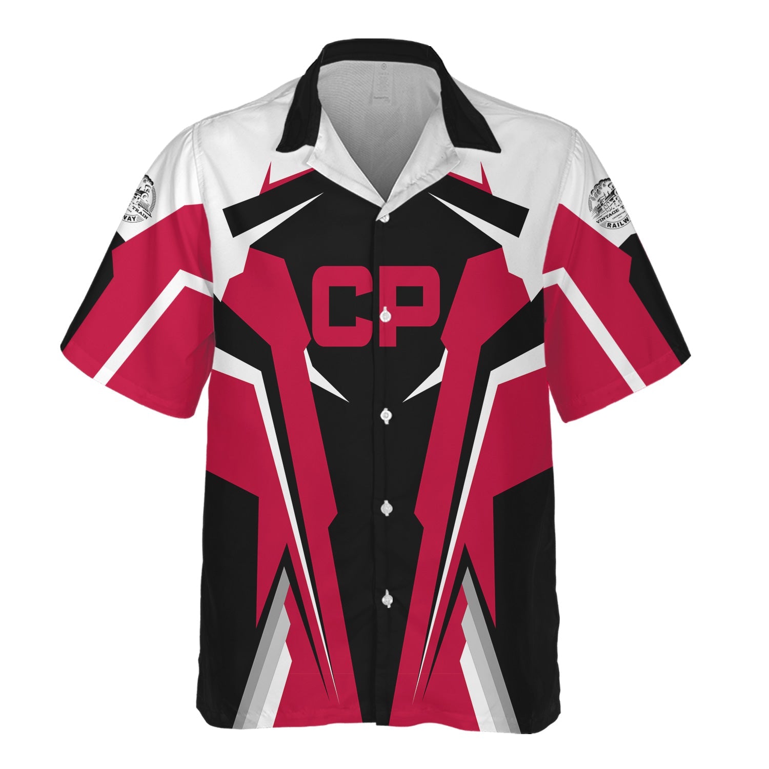 Railspirit Personalized Canadian Pacific Railroad Hawaiian Shirt Strong Line Style Train Unisex Shirt All Over Print