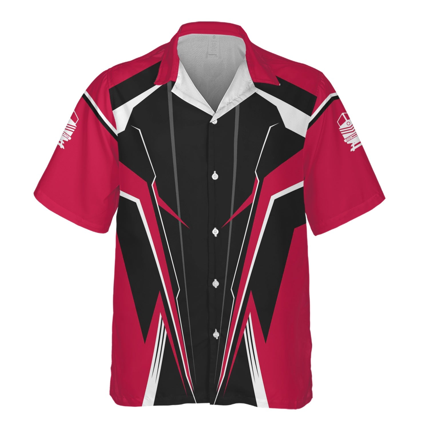 Railspirit Personalized Canadian Pacific Railroad Hawaiian Shirt Lightning-Edge Design Train Shirt For Railroad Lovers