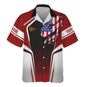 Railspirit Personalized Western Maryland Railway Hawaiian Shirt American Eagle Vintage Train Shirt