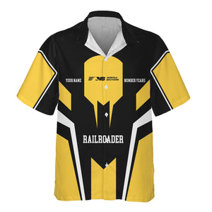 Railspirit Personalized Norfolk Southern Railway Hawaiian Shirt Custom Year Railroader Shirt Gift Idea For Train Lover
