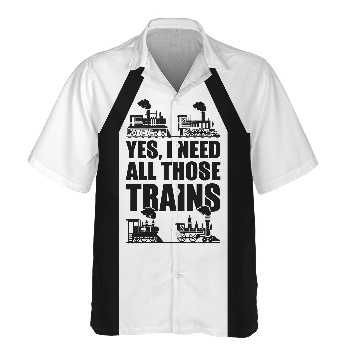 Railspirit Custom Name Norfolk Southern Railway Hawaiian Shirt Yes I Need All Those Train Printed Shirt