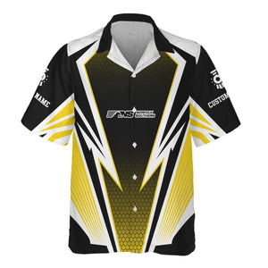 Railspirit Personalized Norfolk Southern Railway Hawaiian Shirt Lightning Graphic Style Shirt Gift Idea For Train Lover