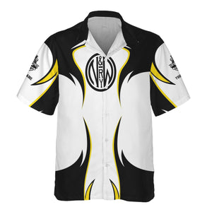 Railspirit Personalized Norfolk and Western Railway Hawaiian Shirt Distinctive Flame Style N&W Shirt For Steam Engine Addict