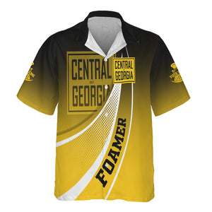 Railspirit Personalized Central of Georgia Railway Hawaiian Shirt Railway-Themed Style Shirt Gift Idea For Trainspotter