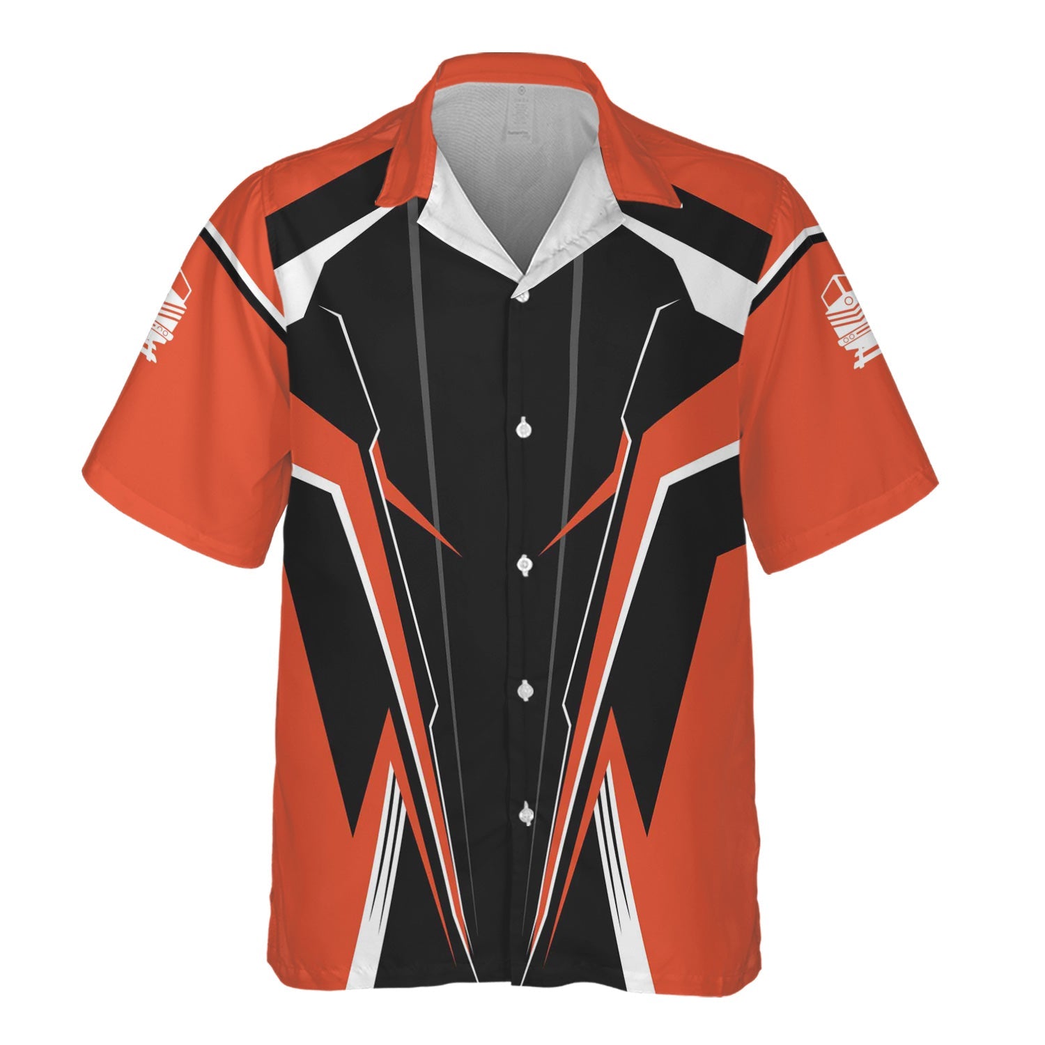 Railspirit Personalized Texas and Pacific Railway Hawaiian Shirt Lightning-Edge Design Train Shirt For Railroad Lovers