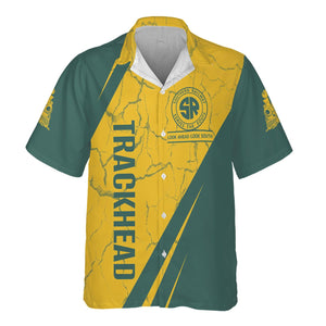 Railspirit Personalized Southern Railway U.S Hawaiian Shirt Crackle Texture Style SOU Shirt For Trackhead
