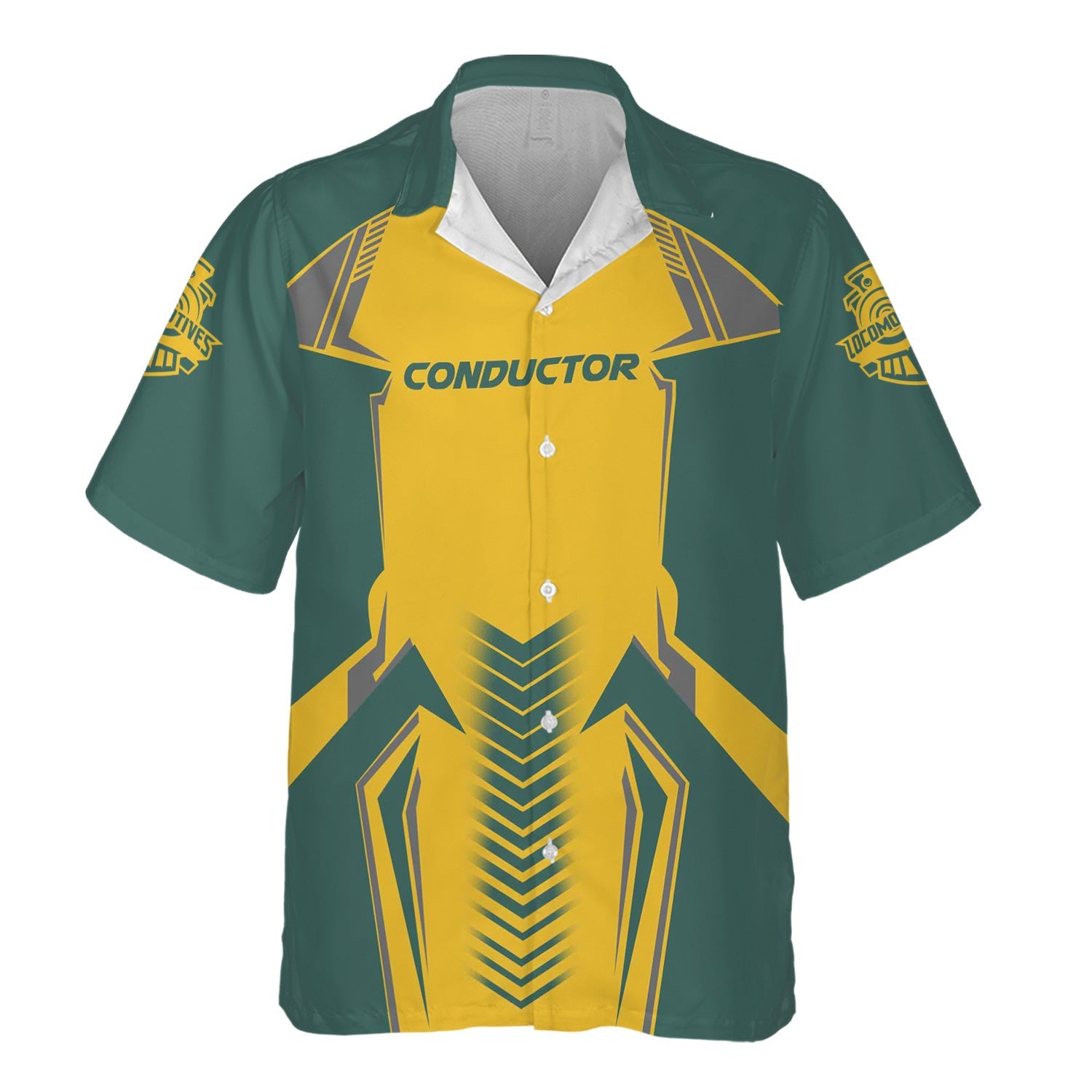 Railspirit Personalized Southern Railway U.S Hawaiian Shirt Standout Style with Custom Position SOU Train Shirt