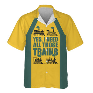 Railspirit Custom Name Southern Railway U.S Hawaiian Shirt Yes I Need All Those Train SOU Printed Shirt