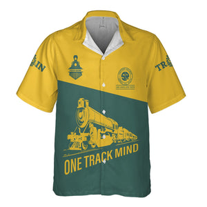 Railspirit Personalized Southern Railway U.S Hawaiian Shirt One Track Mind Unisex Train Shirt Gift Idea For Train Lover