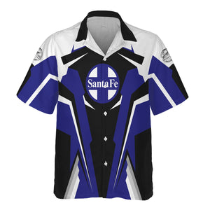 Railspirit Personalized Santa Fe Railway Hawaiian Shirt Atchison, Topeka and Santa Fe RailwayStrong Line Style Train Unisex Shirt All Over Print