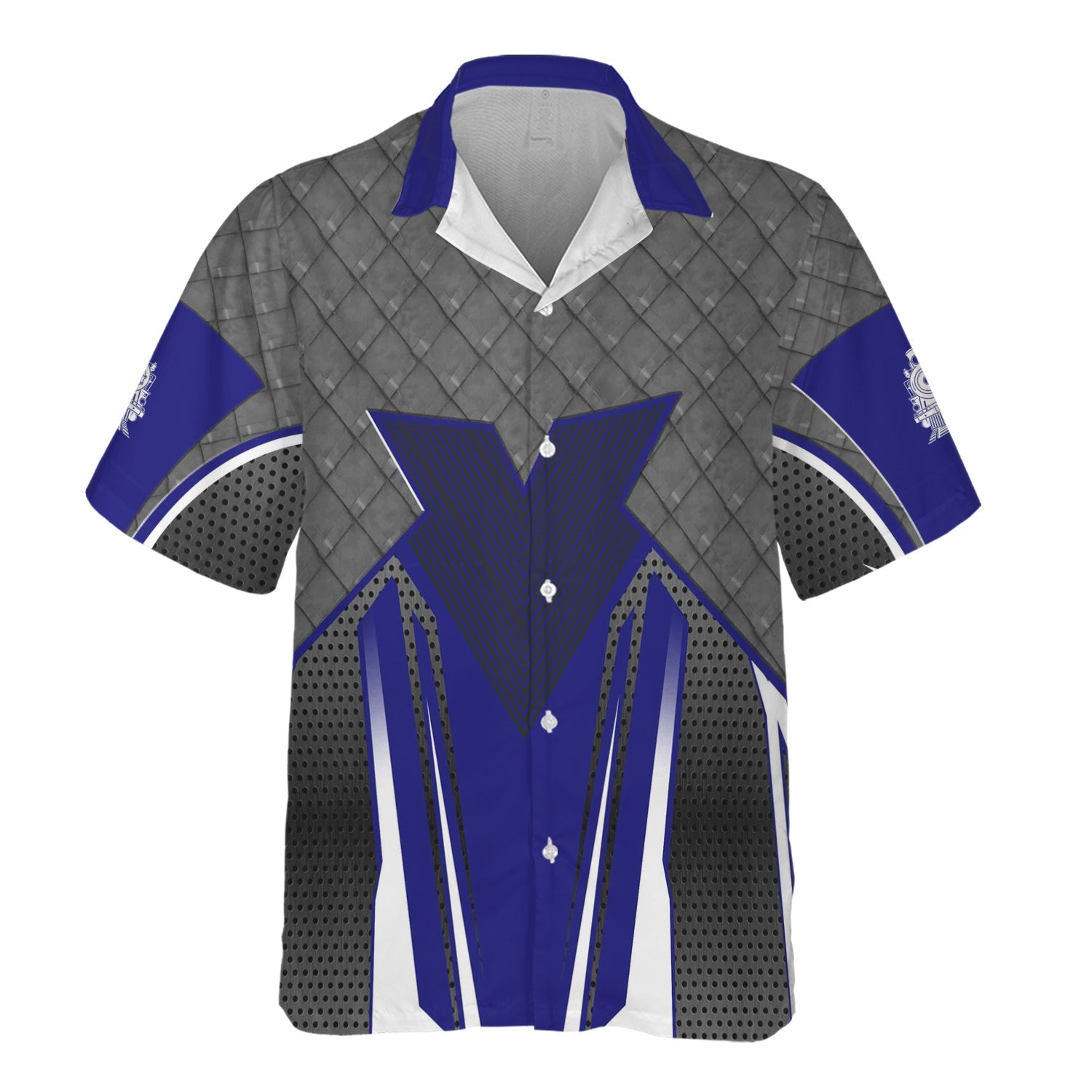 Railspirit Personalized Santa Fe ATSF Railway Hawaiian Shirt Rugged Steel Vibes Atchison, Topeka and Santa Fe Train Shirt All Over Print