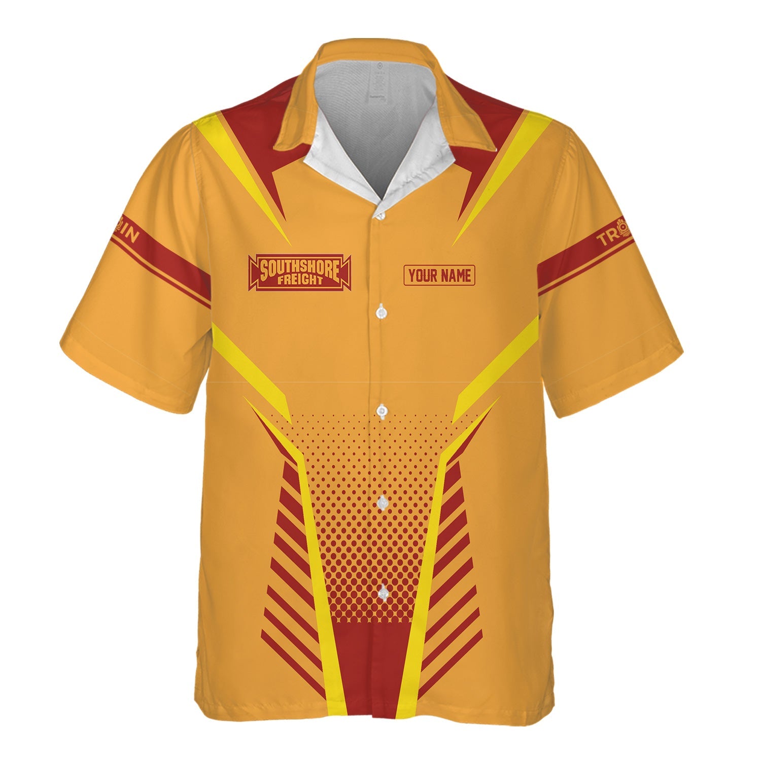 Railspirit Personalized Chicago South Shore and South Bend Railroad Hawaiian Shirt Unisex Train Shirt All Over Print