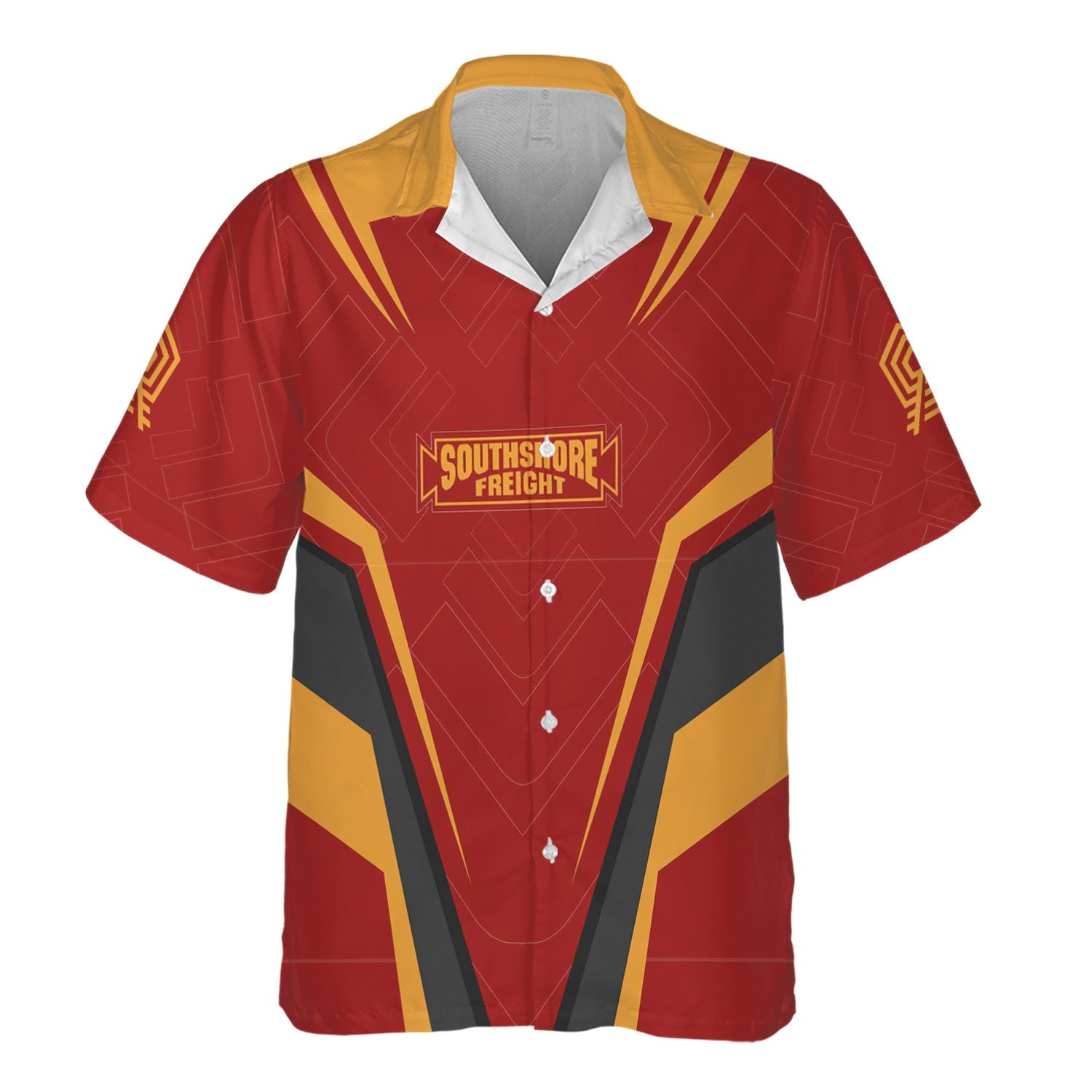 Railspirit Personalized Chicago South Shore and South Bend Railroad Hawaiian Shirt Railway Inspired Apparel Train Shirt For Train Lovers