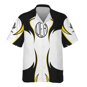 Railspirit Personalized Union Electric Railway Hawaiian Shirt Distinctive Flame Style Shirt For Steam Engine Addict