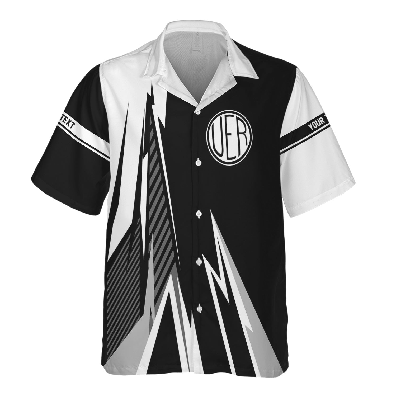 Railspirit Personalized Union Electric Railway Hawaiian Shirt Lightning-Inspired Railway Style Shirt For Train Lovers