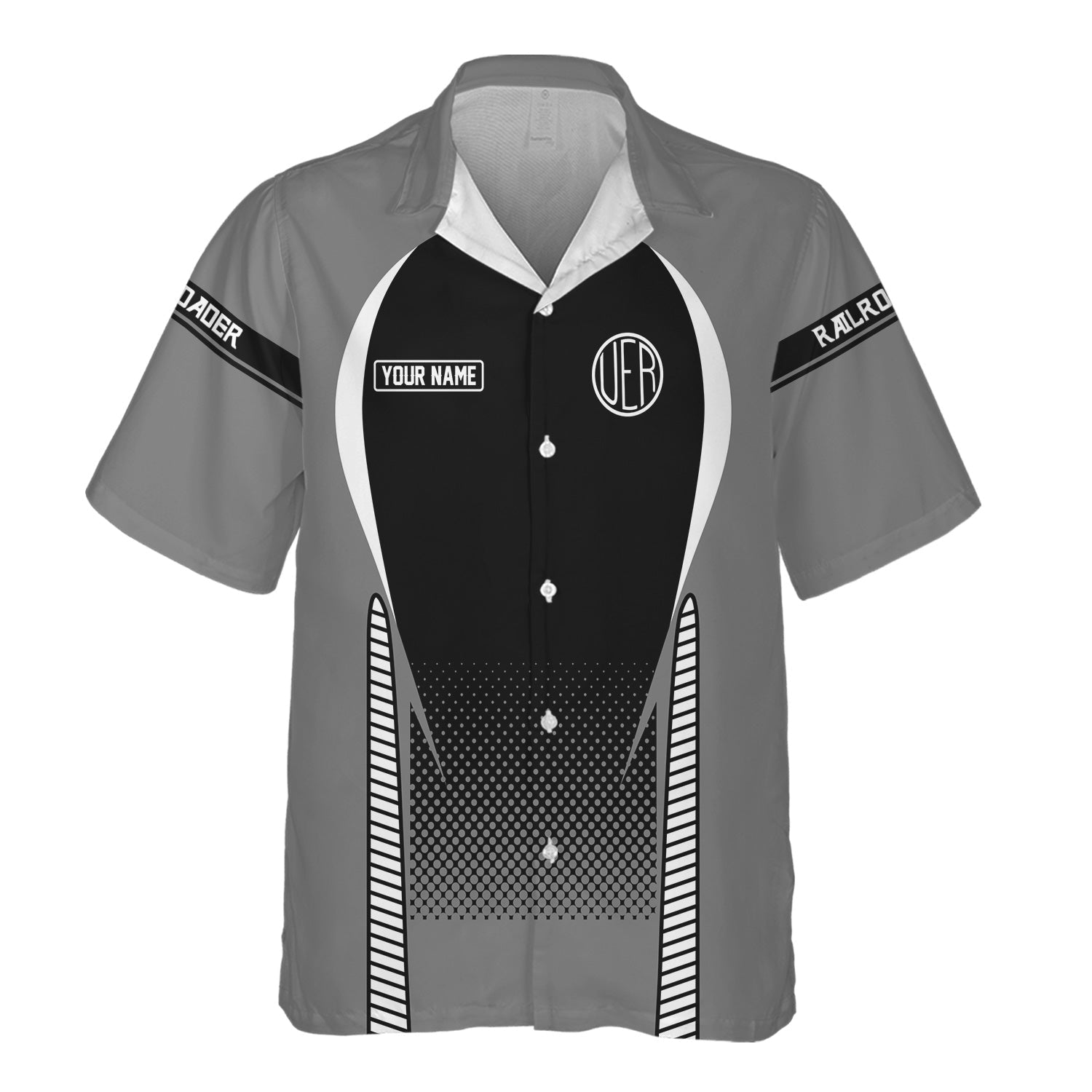 Railspirit  Personalized  Union Electric Railway Hawaiian Shirt  Stress Is Caused By Not Having Enough Trains  Shirt All Over Print