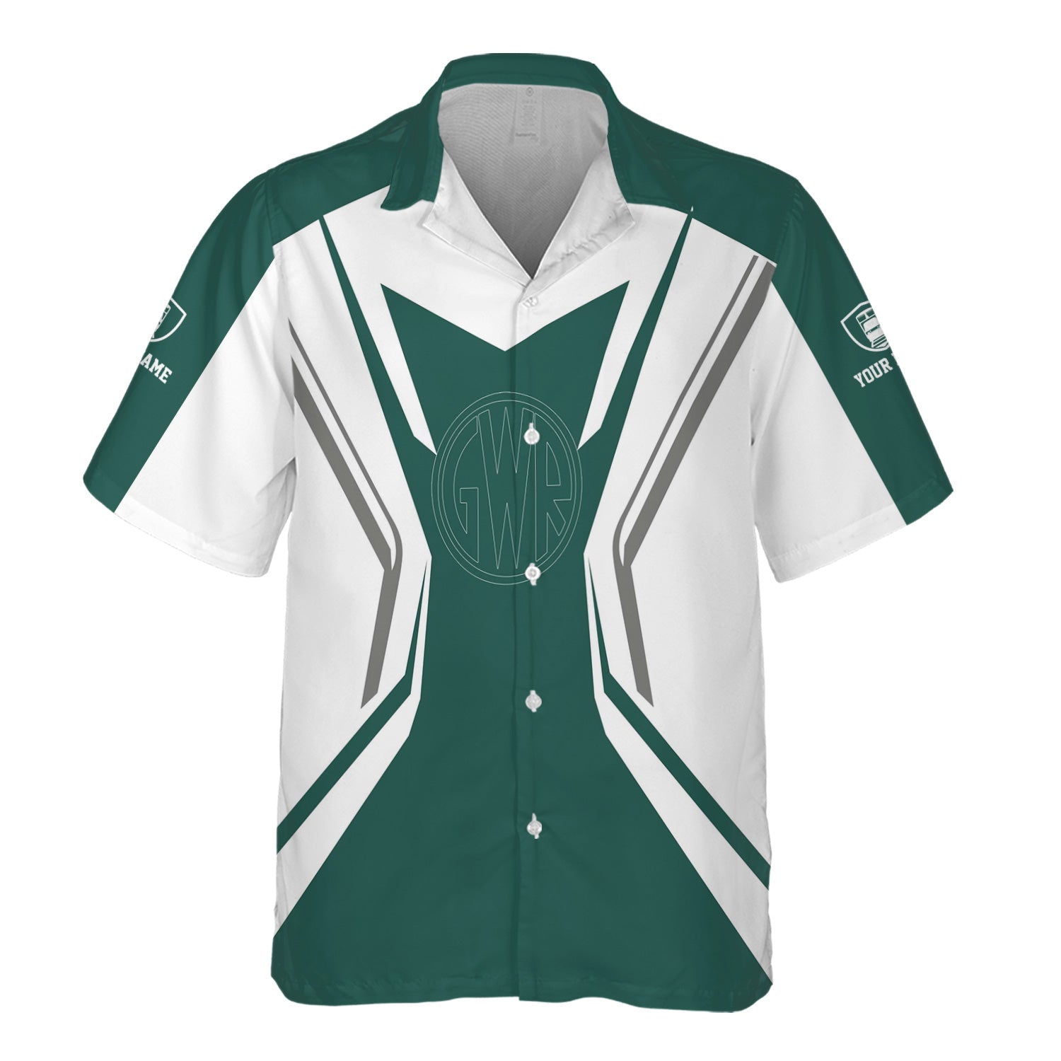 Railspirit Personalized Great Western Railway Hawaiian Shirt Unique Style with Custom Job Train Shirt