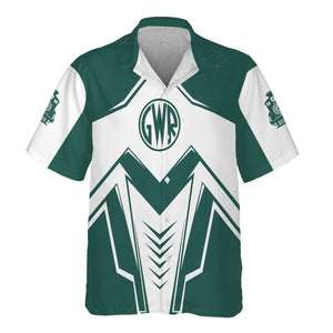 Railspirit Personalized Great Western Railway Hawaiian Shirt Railway Trainspotter Style Shirt Gift Idea For Foamers