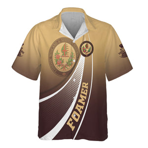 Railspirit Personalized London, Midland and Scottish Railway Hawaiian Shirt Railway-Themed Style Shirt Gift Idea For Trainspotter