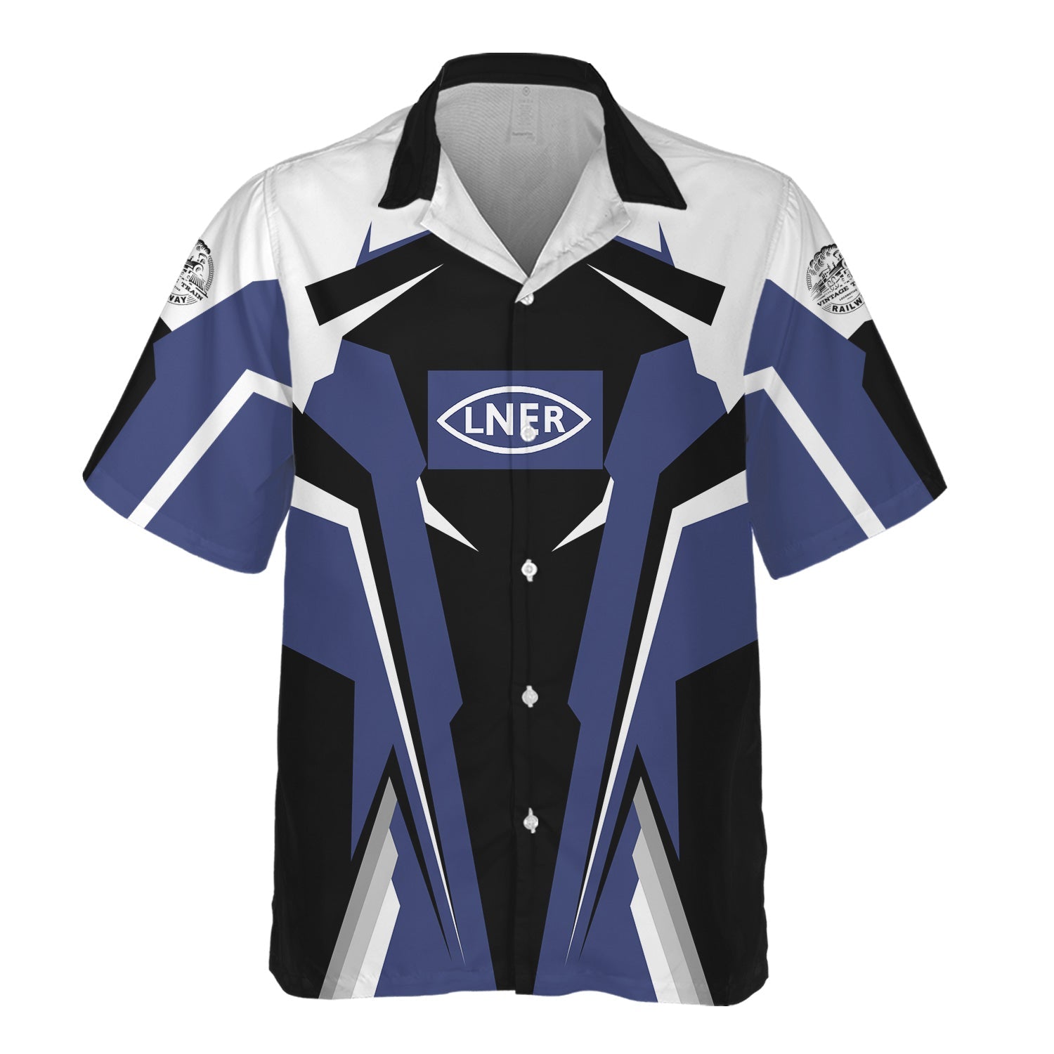 Railspirit Personalized London and North Eastern Railway Hawaiian Shirt Strong Line Style Train Unisex Shirt All Over Print