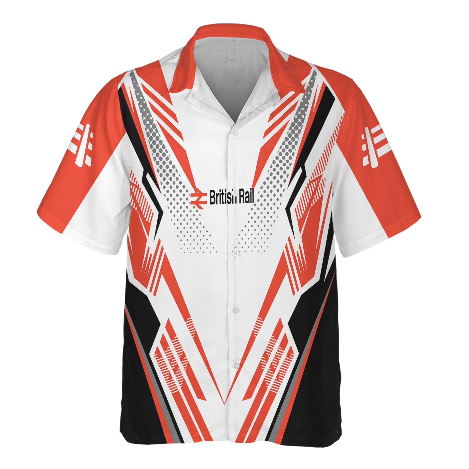 Railspirit Personalized British Railway Hawaiian Shirt Railroad Tribute Design Train Shirt for Train Lovers