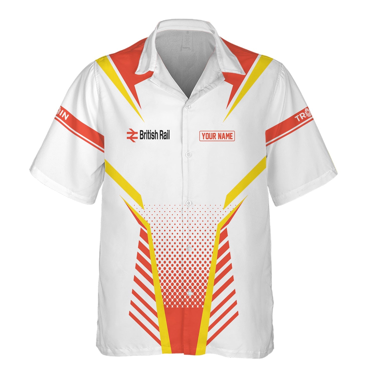 Railspirit Personalized British Railway Hawaiian Shirt Unisex Train Shirt All Over Print